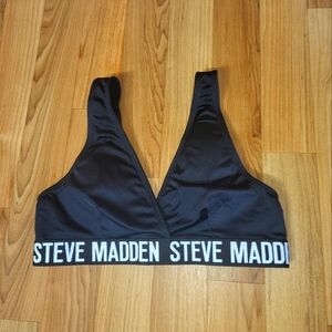 New Without Tags Steve Madden black sports bra size small